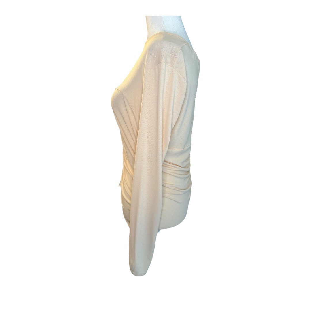 Astr The Label Ruched Long Sleeve Top Sweetheart Neckline Blouse Xl Nwot — image 2 of 8